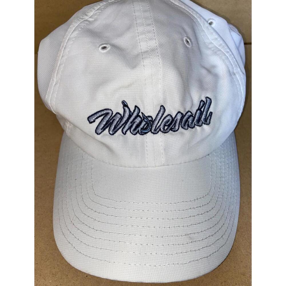 Wholesail WHITE Fishing Adjustable Hat Cap Richardson UPF 35+ Golf EUC